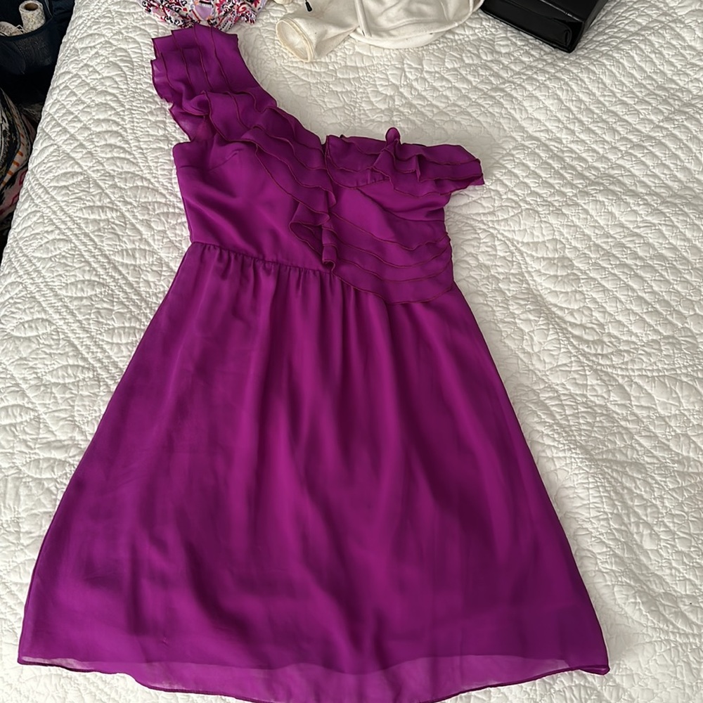 Chelsea & Violet One-Shoulder Ruffle Dress - Picture 9 of 11